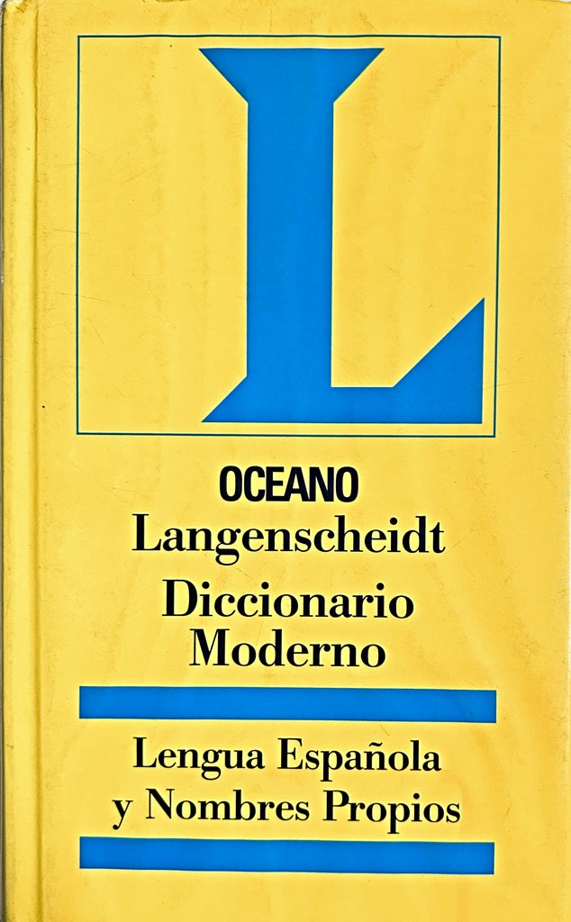 DICCIONARIO MODERNO LENGUA ESPAÑOLA Y NOMBRES PROPIOS.. | Langenscheidt