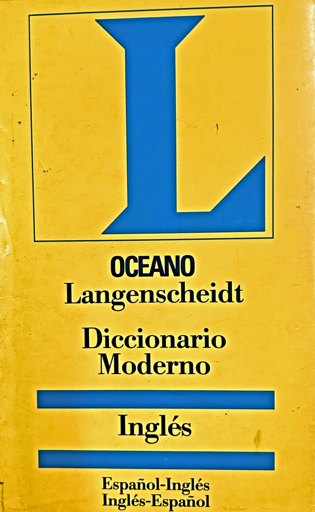 DICCIONARIO MODERNO. INGLES-ESPAÑOL. OCEANO LANGENSCHEIDT..