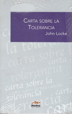 CARTA SOBRE LA TOLERANCIA.. | Locke-Villafrechos