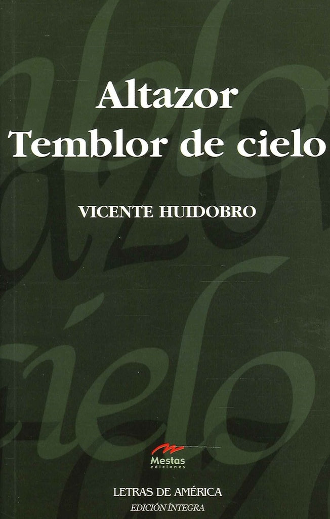 Altazor. Temblor del cielo | Vicente Huidobro
