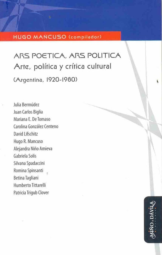Ars poetica, ars política | Hugo Mancuso