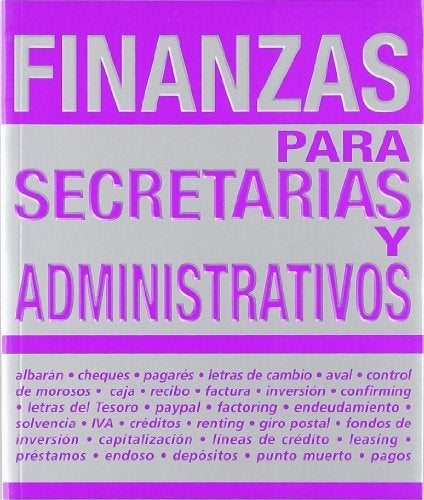 Finanzas para secretarias y administrativos | Soriano Martinez, Pinto Gómez