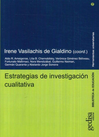 ESTRATEGIAS DE INVESTIGACIÓN CUALITATIVA.. | Irene Vasilachis de Gialdino