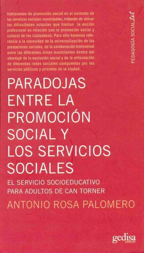 PARADOJAS ENTRE PROMOCION SOCI | ANTONIO ROSA PALOMERO