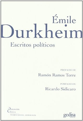 ESCRITOS POLITICOS | EMILIO DURKHEM