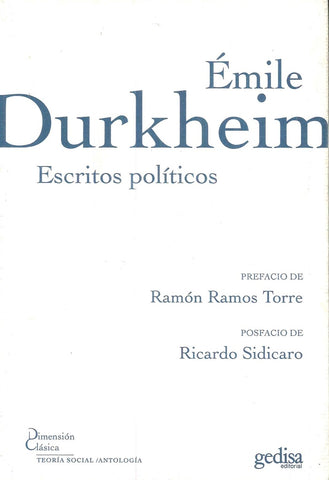 ESCRITOS POLITICOS | EMILIO DURKHEM
