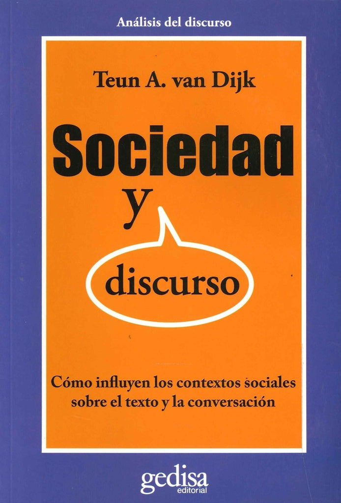 SOCIEDAD Y DISCURSO | TEUN A. VAN DIJK
