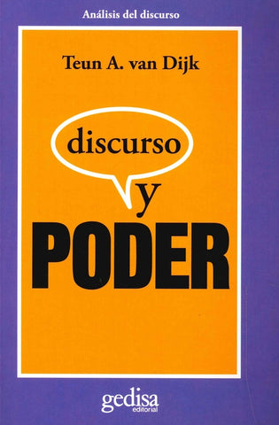 DISCURSO Y PODER | TEUN A. VAN DIJK