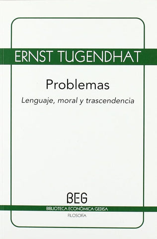 PROBLEMAS (BEG) | ERNST TUGENDHAT