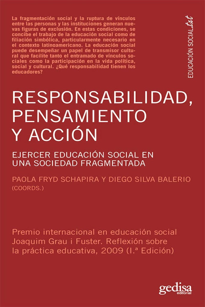 RESPONSABILIDAD, PENSAMIENTO Y ACCION | PAOLA / SILVA BALERIO  DIEGO FRYD SCHAPIRA