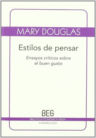 ESTILOS DE PENSAR (BEG) | MARY DOUGLAS