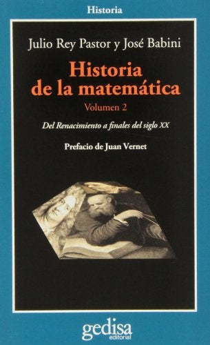 HISTORIA DE LA MATEMATICA VOL 2 | JULIO REY PASTOR