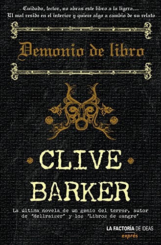 DEMONIO DE LIBRO.. | Clive Barker