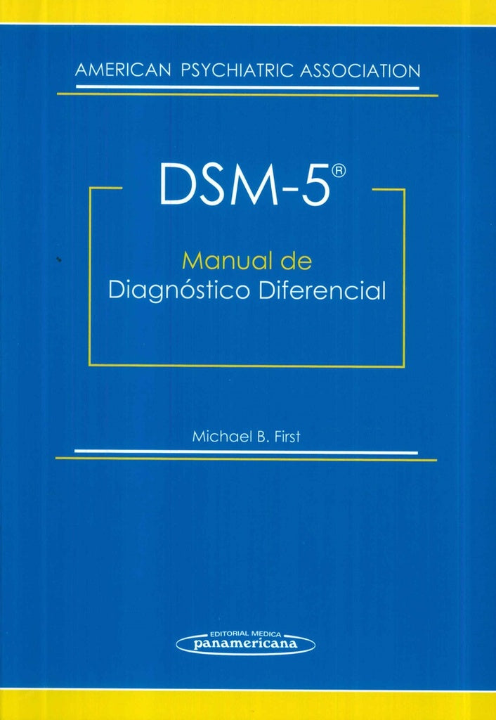 DSM-5 MANUAL DE DIAGNÓSTICO DIFERENCIAL
