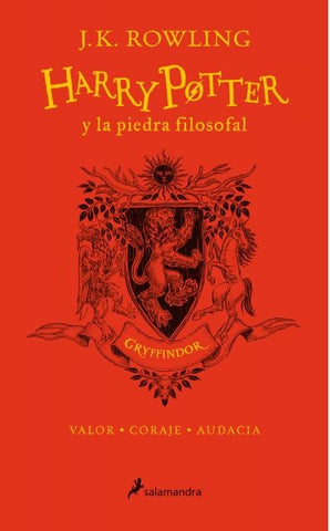HARRY POTTER Y LA PIEDRA FILOSOFAL (GRYFFINDOR) (EDICION 20 ANIVERSARIO) | ROWLINGJ. K.