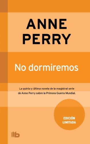 NO DORMIREMOS | Anne Perry