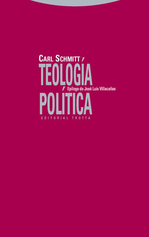 TEOLOGIA POLITICA | CARL SCHMITT