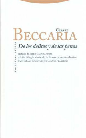 DE LOS DELITOS Y DE LAS PENAS