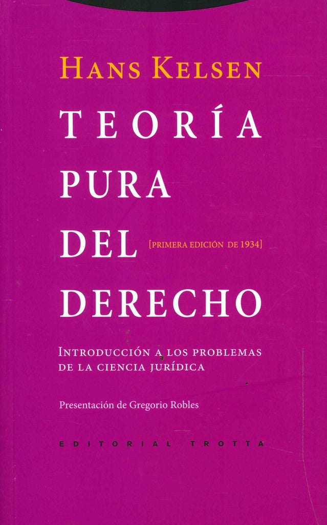 TEORIA PURA DEL DERECHO... | Kelsen Hans