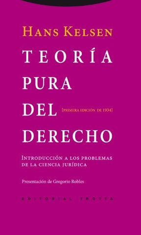 TEORIA PURA DEL DERECHO... | Kelsen Hans