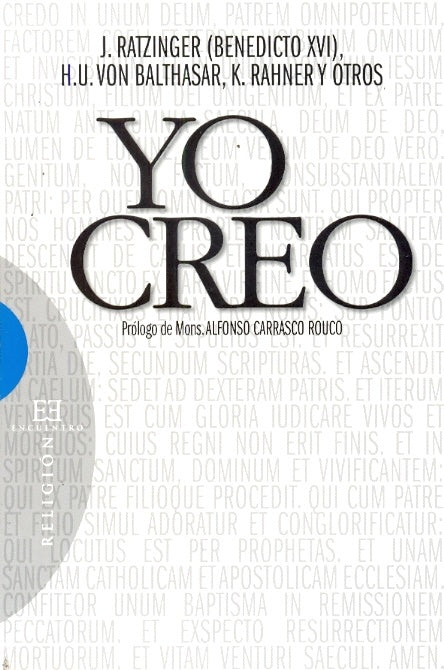 Yo creo | Balthasar, Ratzinger (Benedicto XVI)