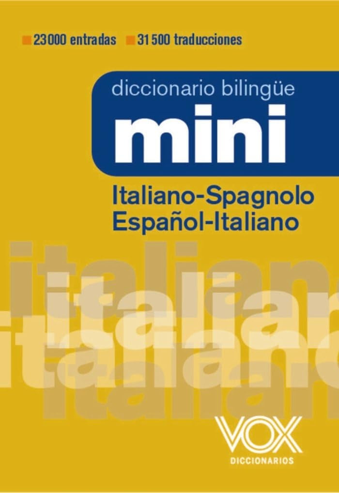 DICCIONARIO MINI ITALIANO-SPAGNOLO / ESPAÑOL-ITALIANO..