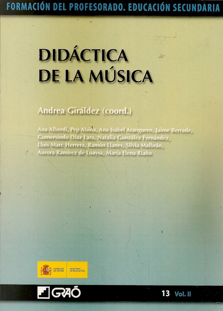 Didáctica de la Música | Aranguren Aramburu, Alberdi Alonso y otros