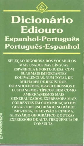 DICIONARIO EDIOURO ESPAÑOL - PORTUGUES