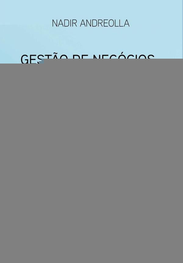 Gestão De Negócios Com Ênfase Em Finanças | Nadir Andreolla
