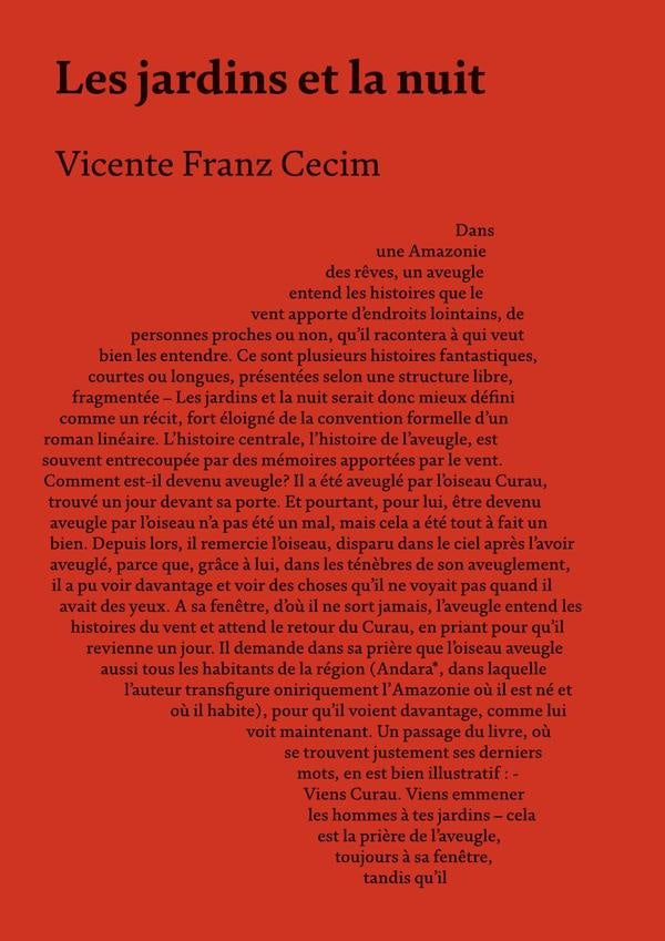 Les jardins et la nuit | Kröeff, Franz Cecim