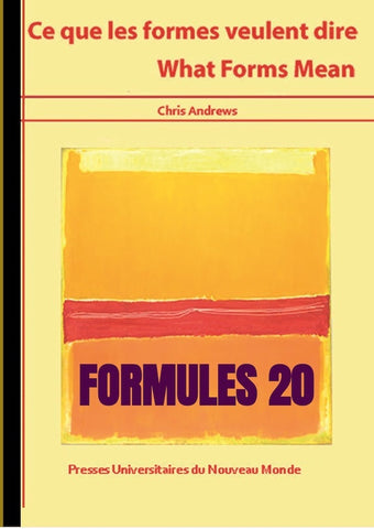 Formules 20 | Chris Andrews