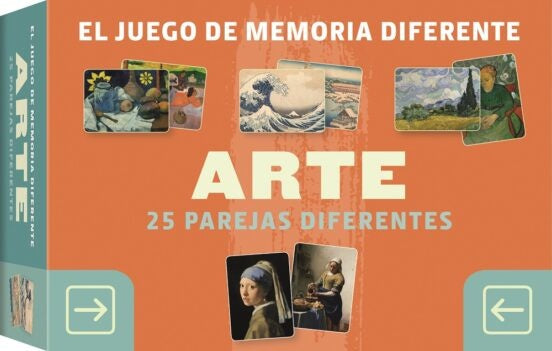 JUEGO DE MEMORIA DIFERENTE-ARTE:25 PAREJAS DIFERENTES..