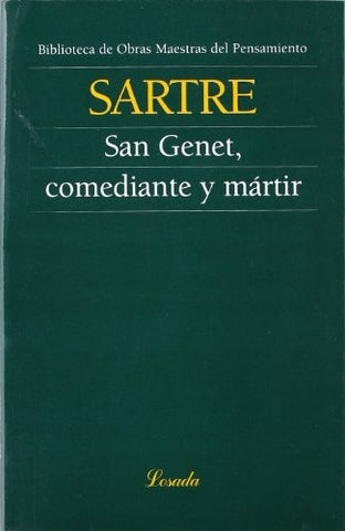 SAN GENET, COMEDIANTE Y MARTIR (O.M.P.) | JEAN-PAUL SARTRE