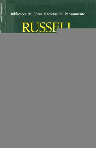 INVESTIGACION SOBRE EL SIGNIFICADO Y LA VERDAD.. | BERTRAND RUSSELL