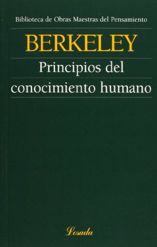 PRINCIPIOS DEL CONOCIMIENTO HUMANO.. | GEORGE BERKELEY