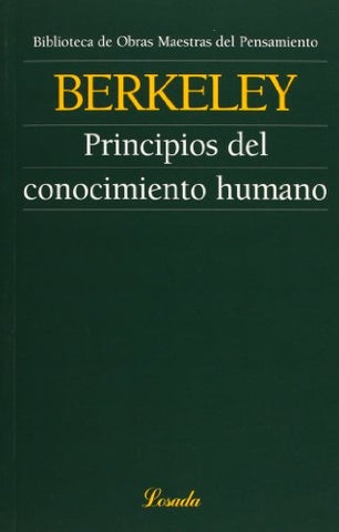PRINCIPIOS DEL CONOCIMIENTO HUMANO.. | GEORGE BERKELEY