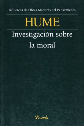 INVESTIGACION SOBRE LA MORAL.. | DAVID HUME