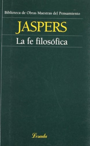 FE FILOSOFICA, LA (O.M.P) | Karl Jaspers