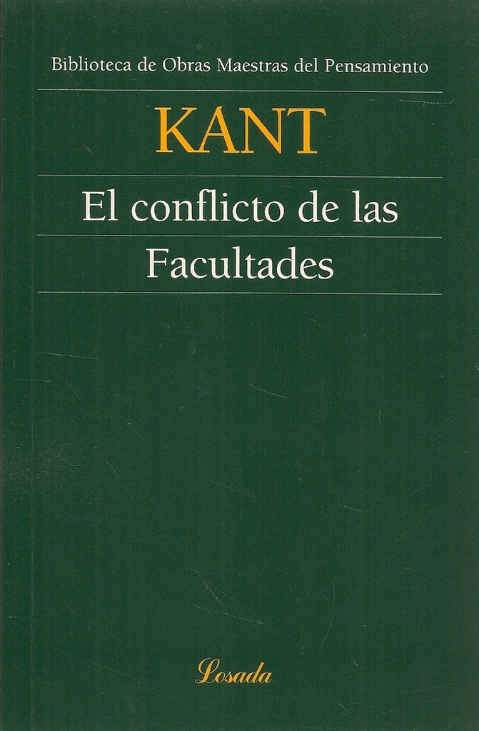 EL conflico de las facultades | Kant