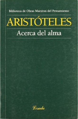 ACERCA DEL ALMA (CON DETALLES).. | Aristóteles