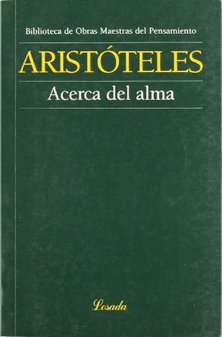 ACERCA DEL ALMA (O.M.P.) | Aristóteles