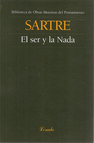 EL SER Y LA NADA.. | JEAN-PAUL SARTRE