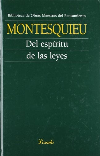 DEL ESPIRITU DE LAS LEYES (O.M.P.) | MONTESQUIEU