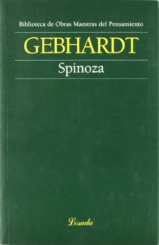 SPINOZA (O.M.P.) | CARL GEBHARDT