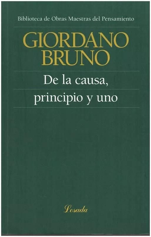 DE LA CAUSA PRINCIPIO Y UNO.. | Bruno Giordano
