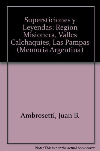 Supersticiones y leyendas | JuanBautista Ambrosetti