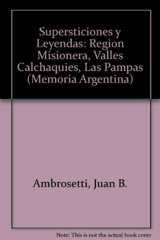 Supersticiones y leyendas | JuanBautista Ambrosetti