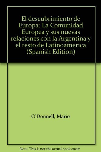 EL DESCUBRIMIENTO DE EUROPA.. | Mario O'Donnell