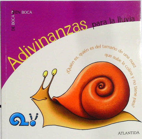 Adivinanzas para la lluvia | Angel Azarmendia