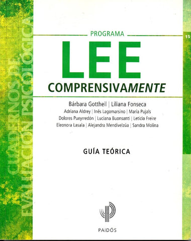 PROG. LEE COMPRENSIVAMENTE